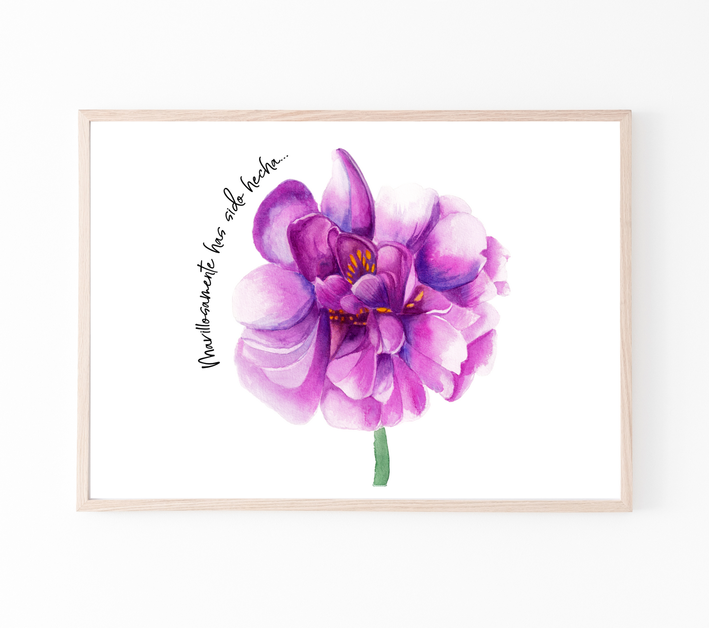 Maravillosamente art print