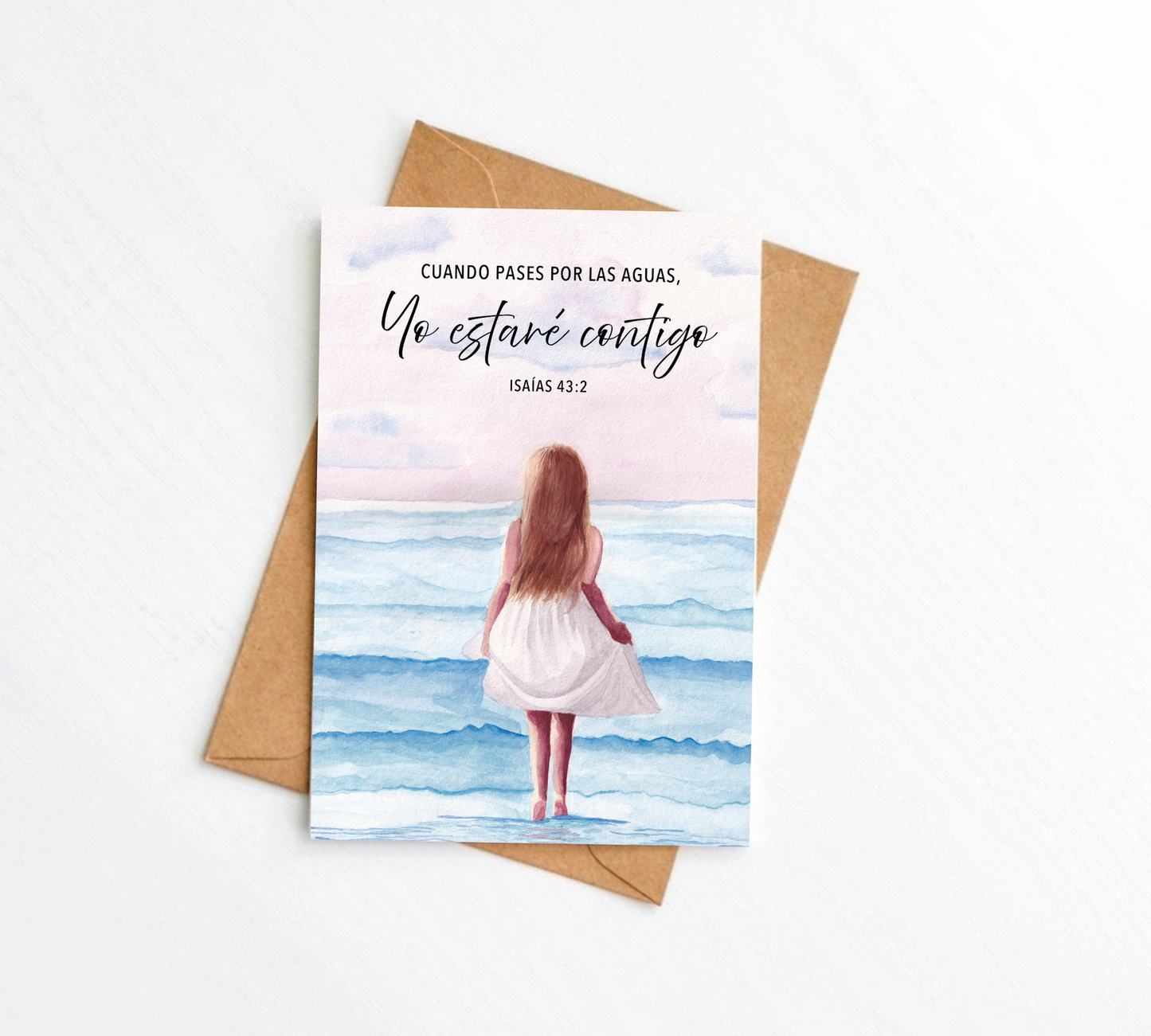 Cuando pases por las aguas Tarjeta de regalo